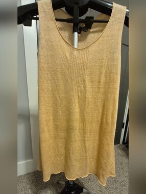 Eileen Fisher Italian Yarn, Linen And Silk Top
